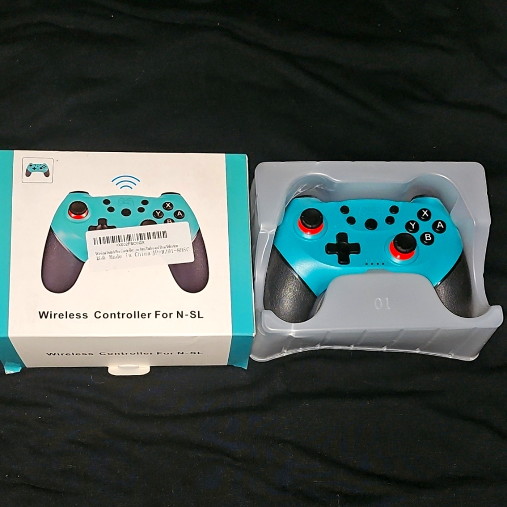 Wireless Controller for N-SL - Blue and Black-Both New, One Missing Box